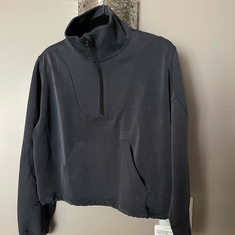 Lululemon Brushed Softstreme Ribbed Half Zip